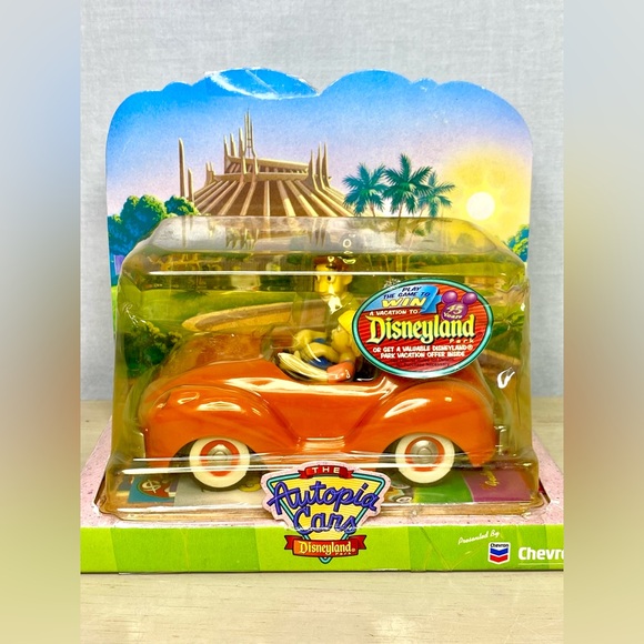 Disneyland Park Autopia Cars Chevron Promotion Set X3 Retired Bob Gurr - Picture 9 of 15